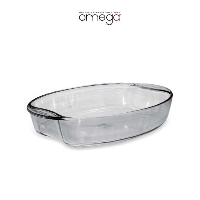 Cade Clear Oval Glass Bakedish
