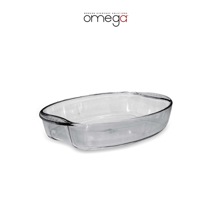 Cade Clear Oval Glass Bakedish