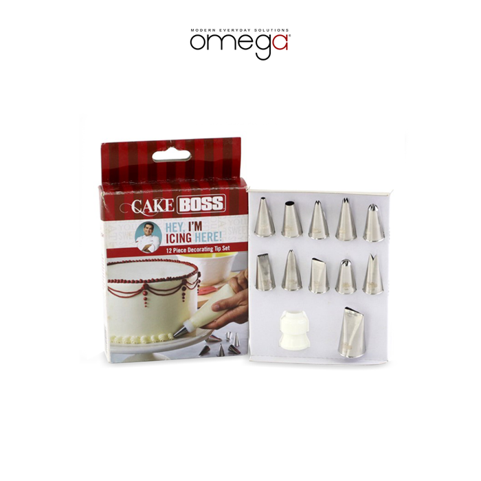 Cake Boss 12 Piece Basic Tip Set