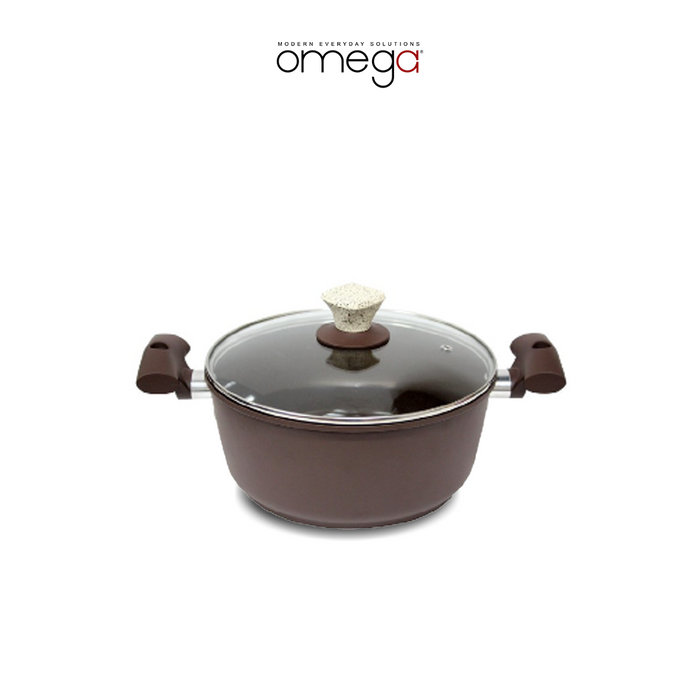 Elora Aluminum Ceramic Coating Casserole in Brown