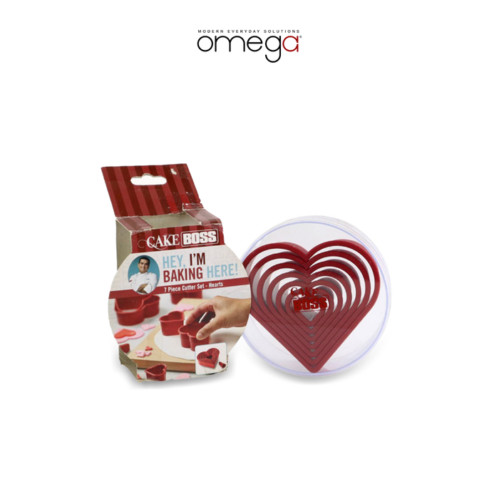 Cake Boss 7  Piece Heart Cutters Set