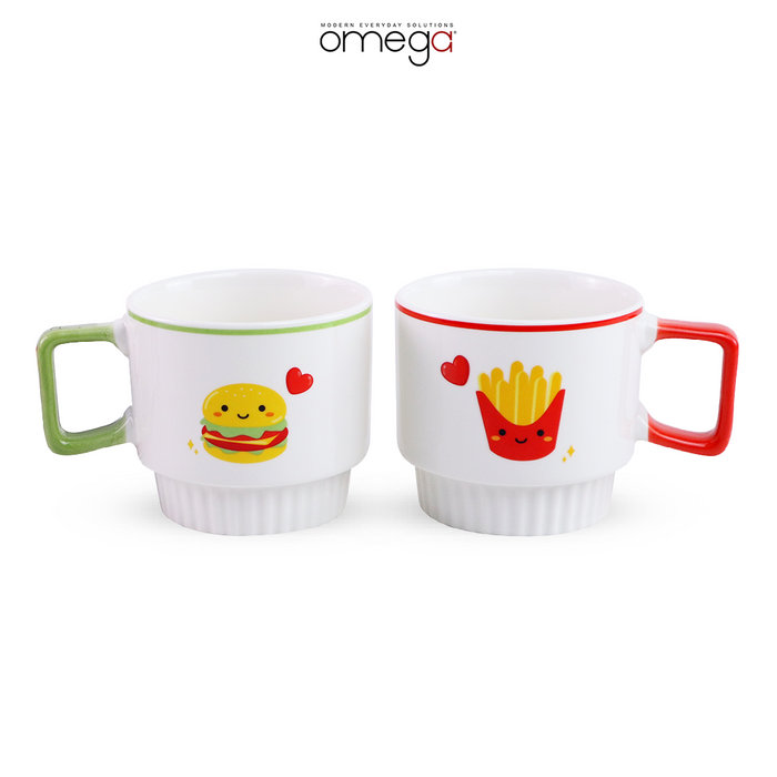 Burfries Ceramic Mug 13oz 2pc