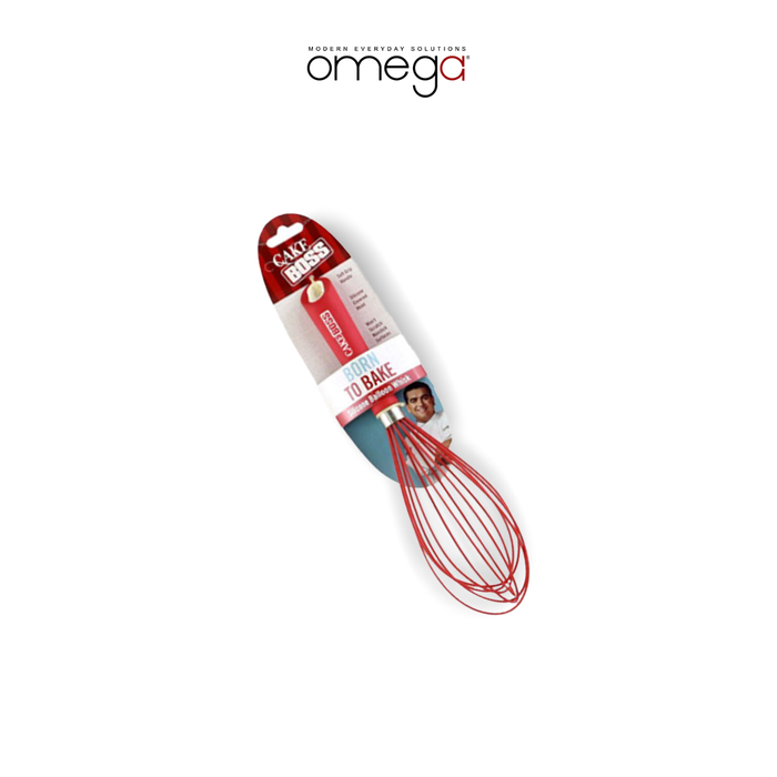 Cake Boss 30.5cm Silicone Balloon Whisk Red