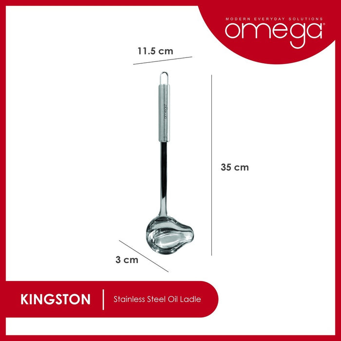 Omega Houseware Kingston Stainless Steel Oil Ladle Multipurpose