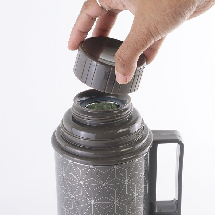 Omega Houseware Dalton Thermal Carafe with Double Cup I 12 Hours Hot & 24 Hours Cold 1000ml / 1800ml