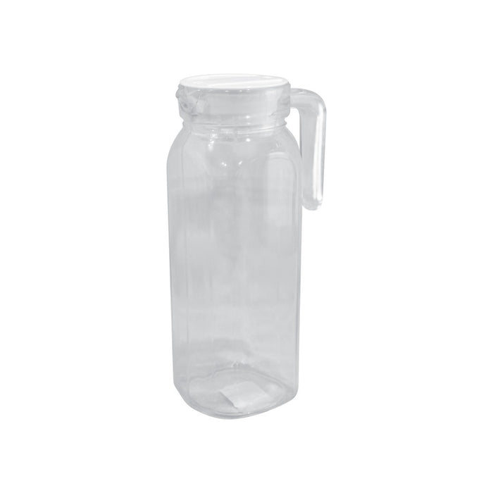Omega Meredith Square Clear Glass Pitcher 1L