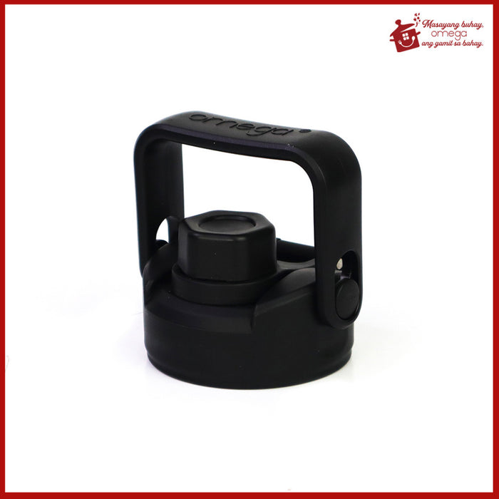 Omega Houseware Denzell Spout Cap Black Spill Proof BPA Free