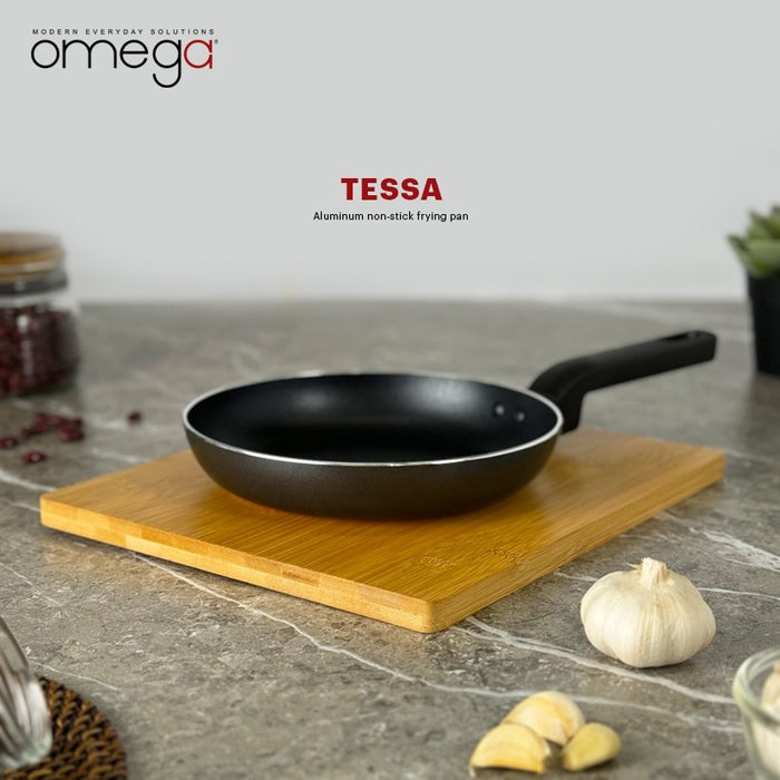 Omega  Houseware Tessa Aluminum 2-Layer Non-Stick Coated Frying Pan Induction Safe 22cm/24cm/26cm/28