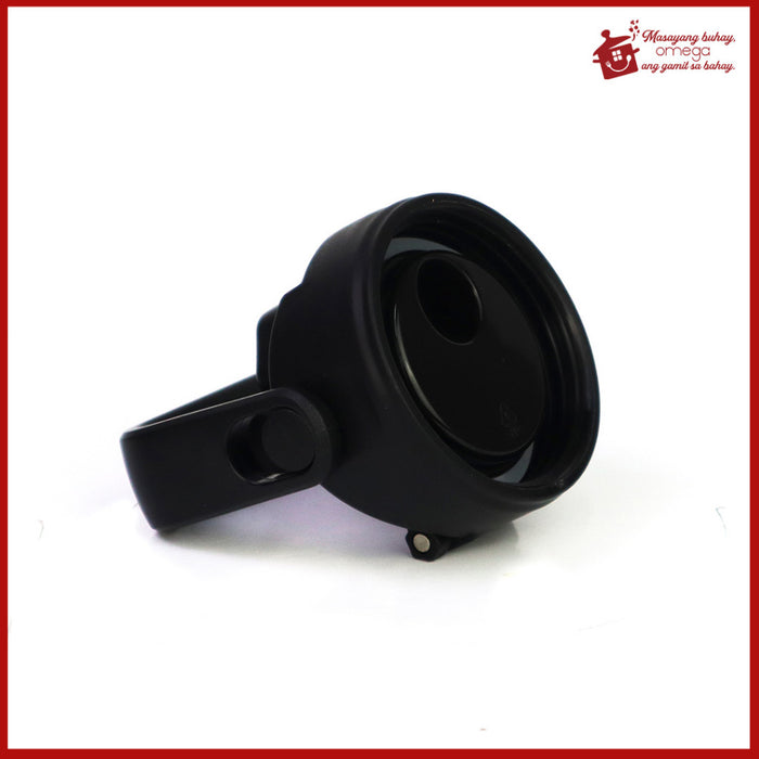 Omega Houseware Denzell Spout Cap Black Spill Proof BPA Free