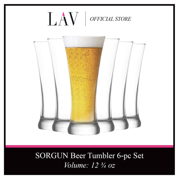 LAV Sorgun 6 pc Beer Tumbler Set (12 3/4 oz)