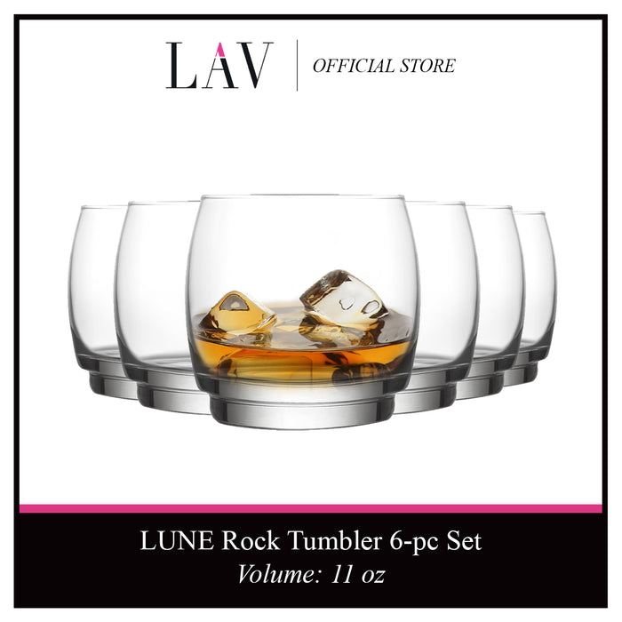 LAV Lune 6 Pieces Rock Tumbler Set (11 oz)